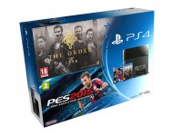 CONSOLA PS4 500GB + THE ORDER 1886 + PES 2015